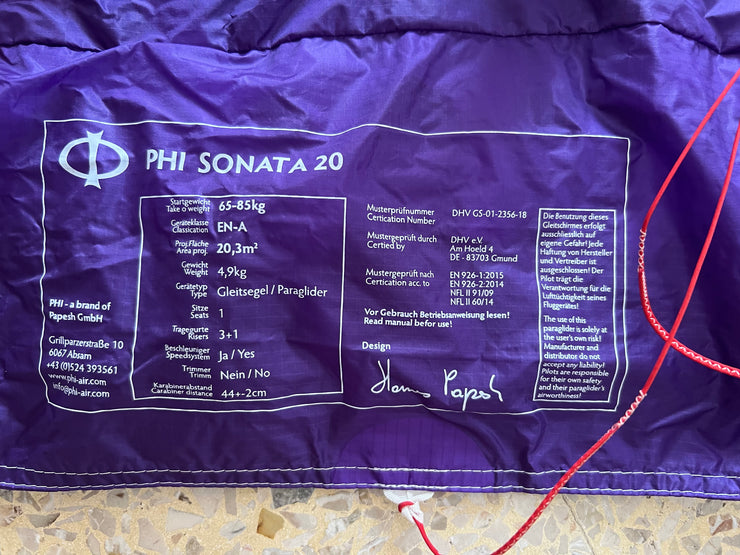 PHI SONATA 20 | 837-D